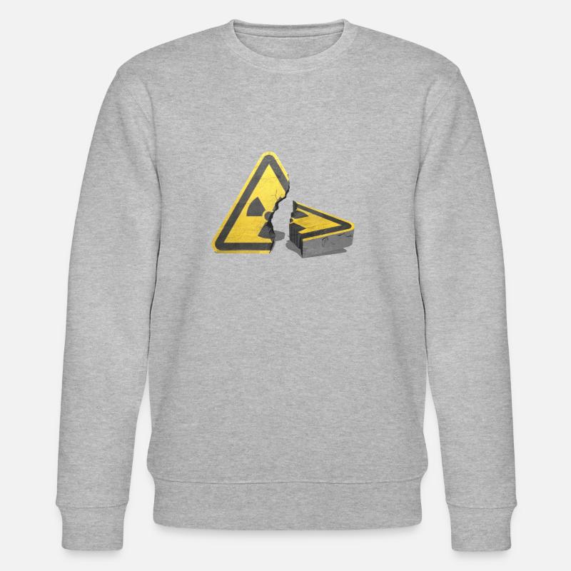 Atomausstieg! Atomkraft nein danke! - Stanley/Stella Unisex Bio-Sweatshirt CHANGER - Grau meliert
