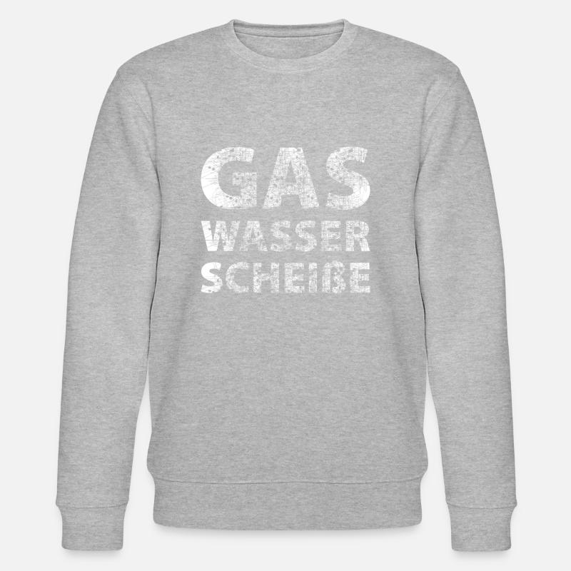 Gaz Eau Plombier - Sweat bio CHANGER Stanley/Stella Unisexe - gris chiné