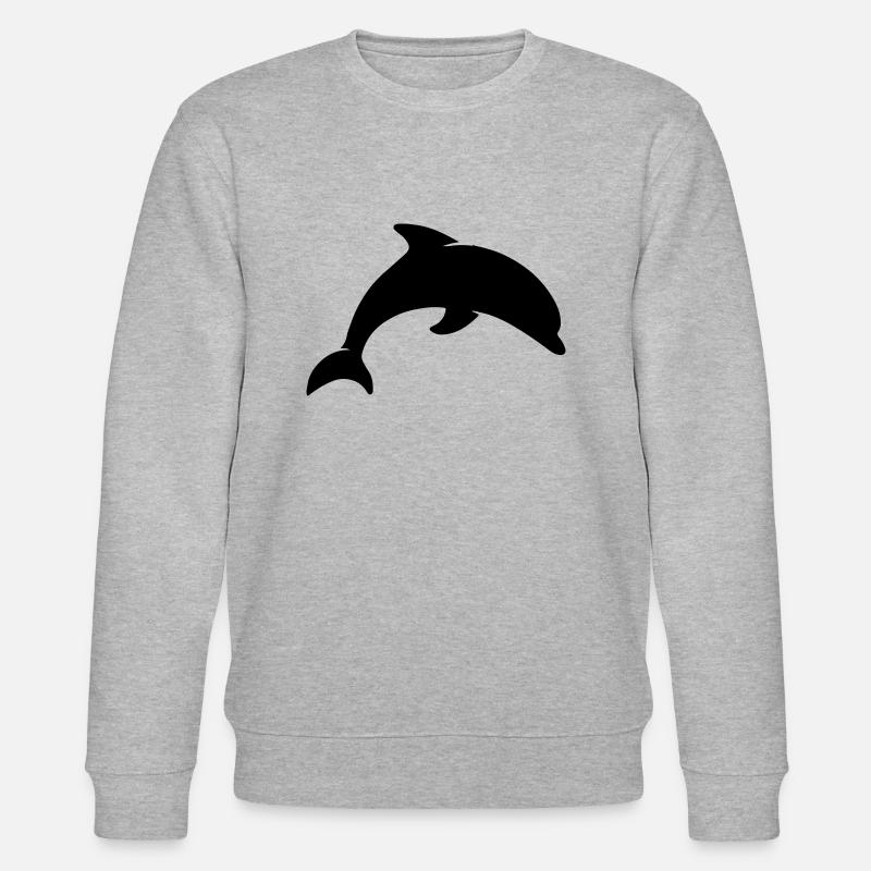 dolphin - Stanley/Stella CHANGER Unisex Organic Sweatshirt - heather grey