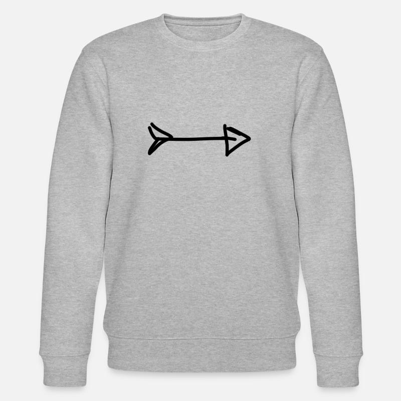 Pfeil Sport - Stanley/Stella Unisex Bio-Sweatshirt CHANGER  - Grau meliert