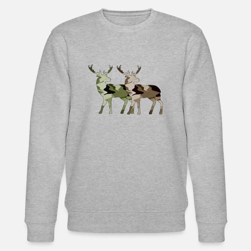 Deer - Stanley/Stella CHANGER Unisex Organic Sweatshirt - heather grey