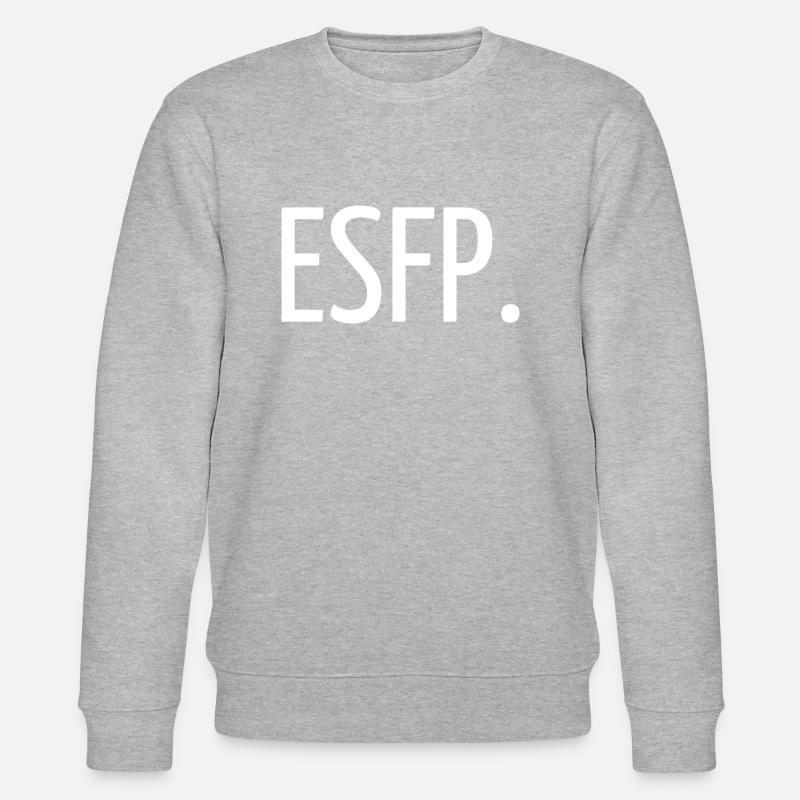 ESFP. - Sweat bio CHANGER Stanley/Stella Unisexe - gris chiné