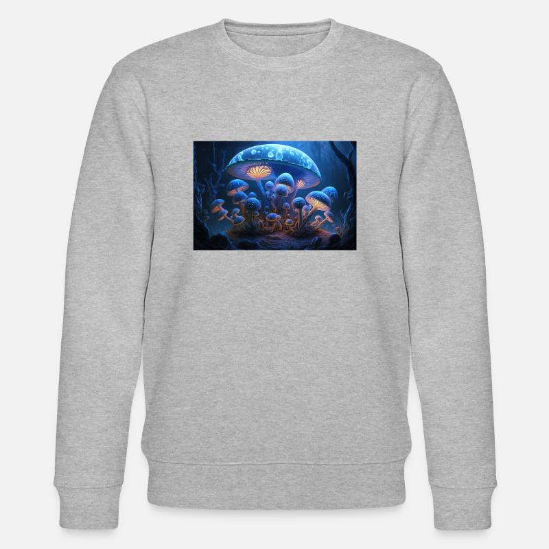 Pilz-Stadt - Stanley/Stella Unisex Bio-Sweatshirt CHANGER  - Grau meliert