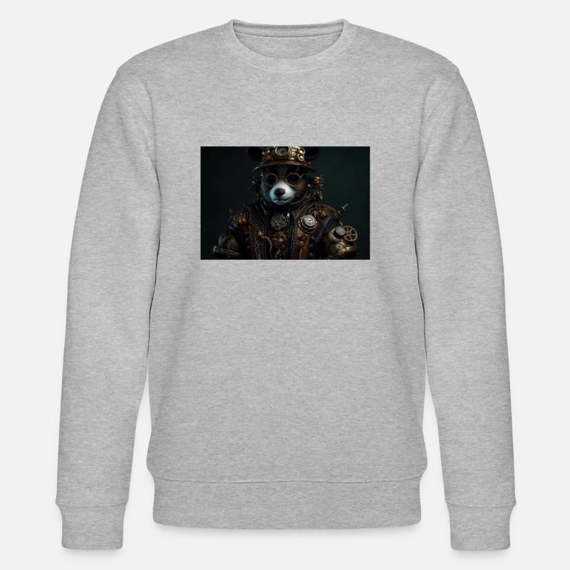 Panda 4 - Sweat bio CHANGER Stanley/Stella Unisexe - gris chiné