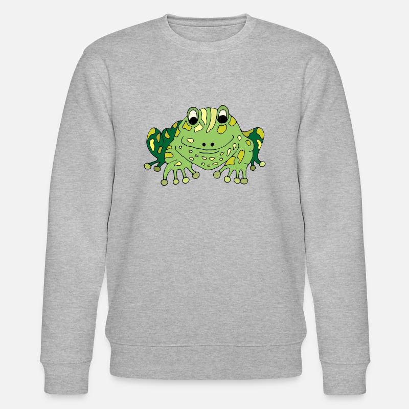 Frosch - Stanley/Stella Unisex Bio-Sweatshirt CHANGER  - Grau meliert