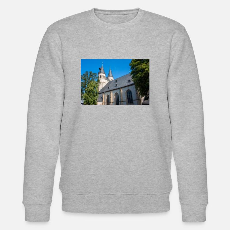 St. Jakobi Kirche, Goslar - Stanley/Stella Unisex Bio-Sweatshirt CHANGER - Grau meliert