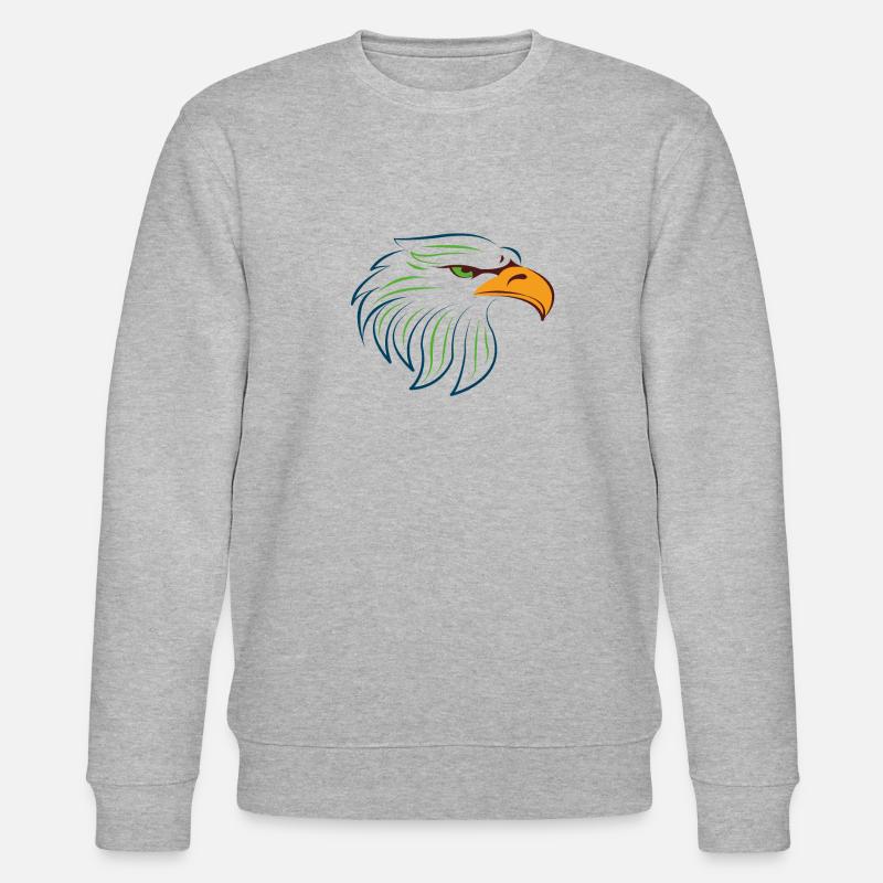 EAGLE LOGO - Sweat bio CHANGER Stanley/Stella Unisexe - gris chiné