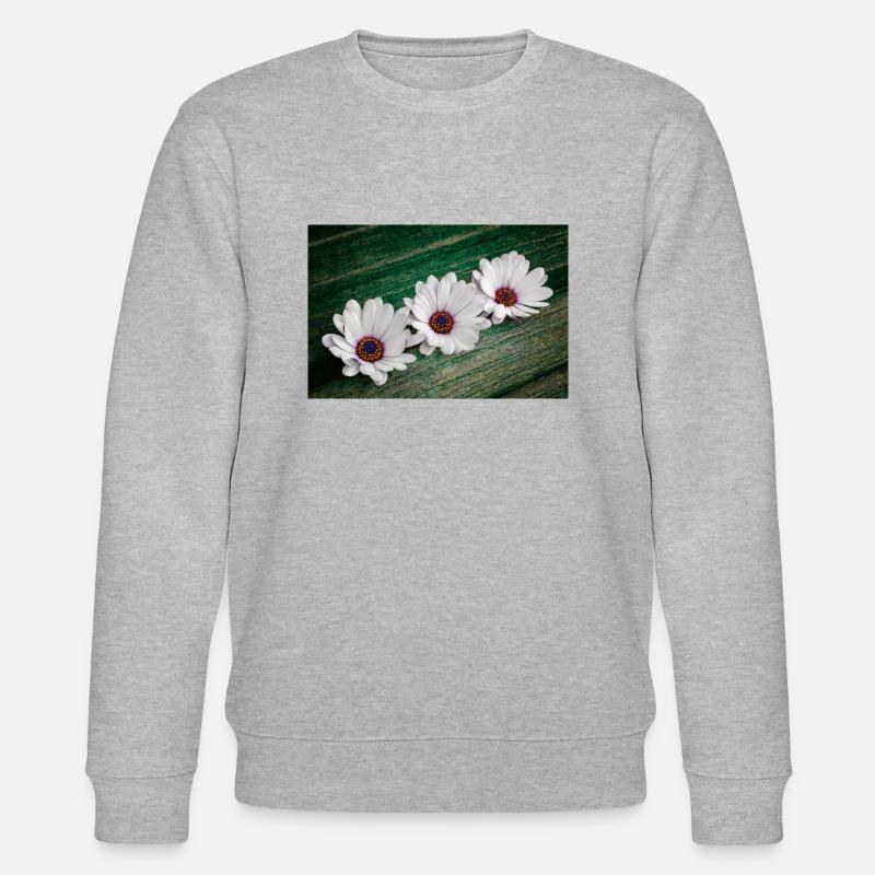 Afrikanische Gaensebluemchen - Stanley/Stella Unisex Bio-Sweatshirt CHANGER  - Grau meliert