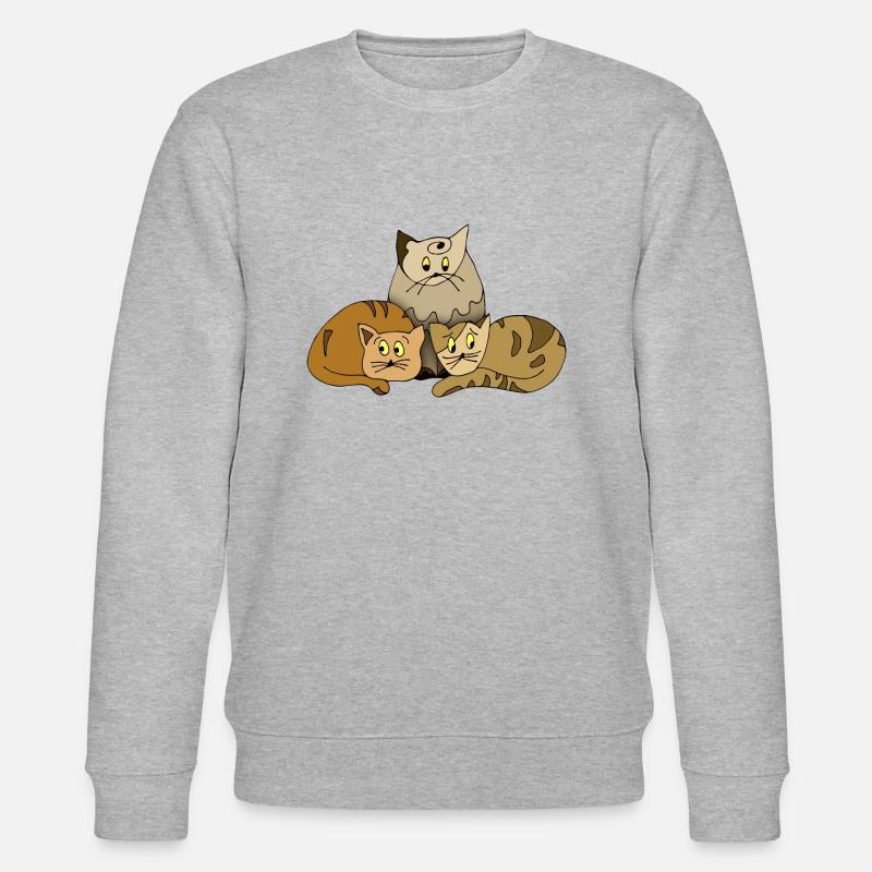 Chats - Sweat bio CHANGER Stanley/Stella Unisexe - gris chiné