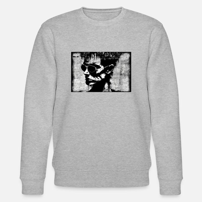 Der Rebell #3 - Stanley/Stella Unisex Bio-Sweatshirt CHANGER  - Grau meliert