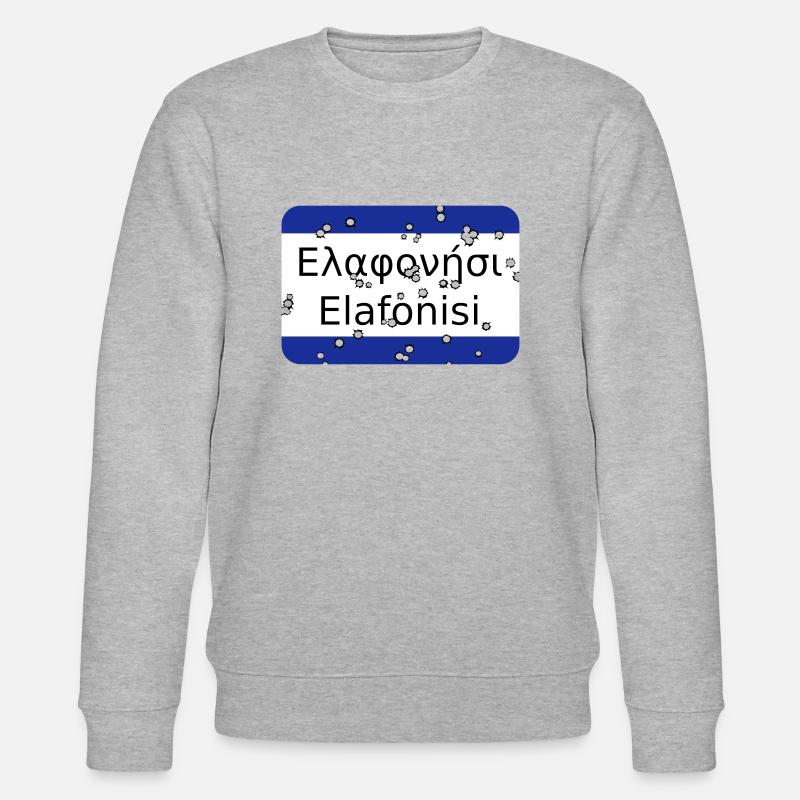 mg elafonisi - Stanley/Stella Unisex Bio-Sweatshirt CHANGER  - Grau meliert