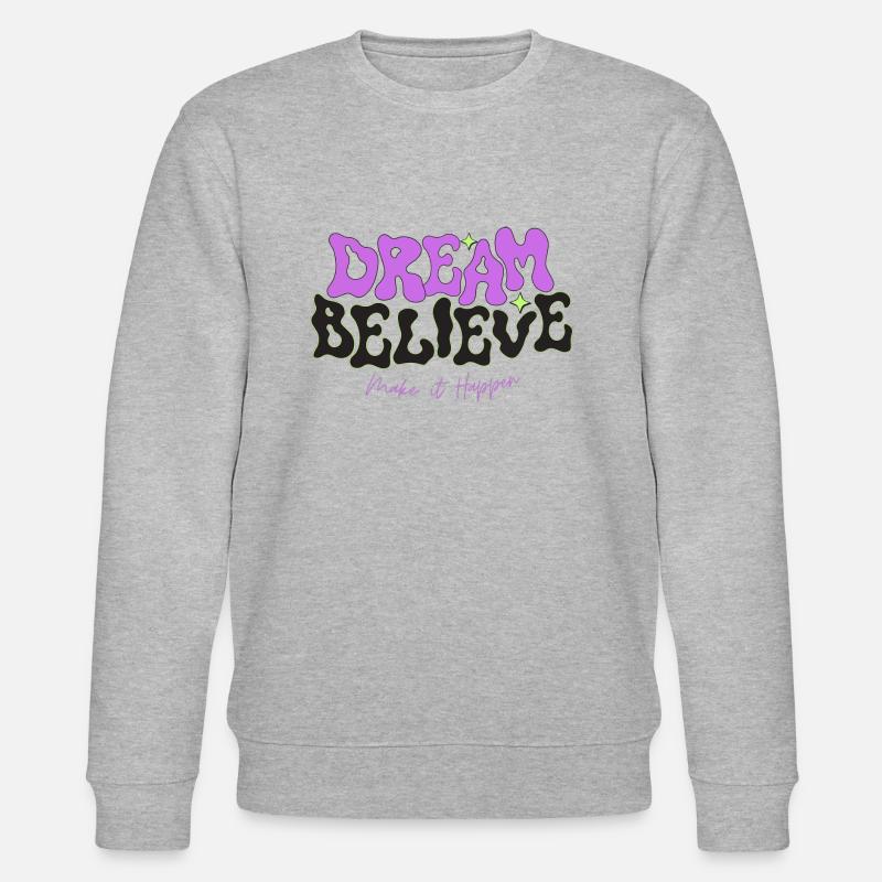 Dream Belive - Stanley/Stella Unisex Bio-Sweatshirt CHANGER  - Grau meliert