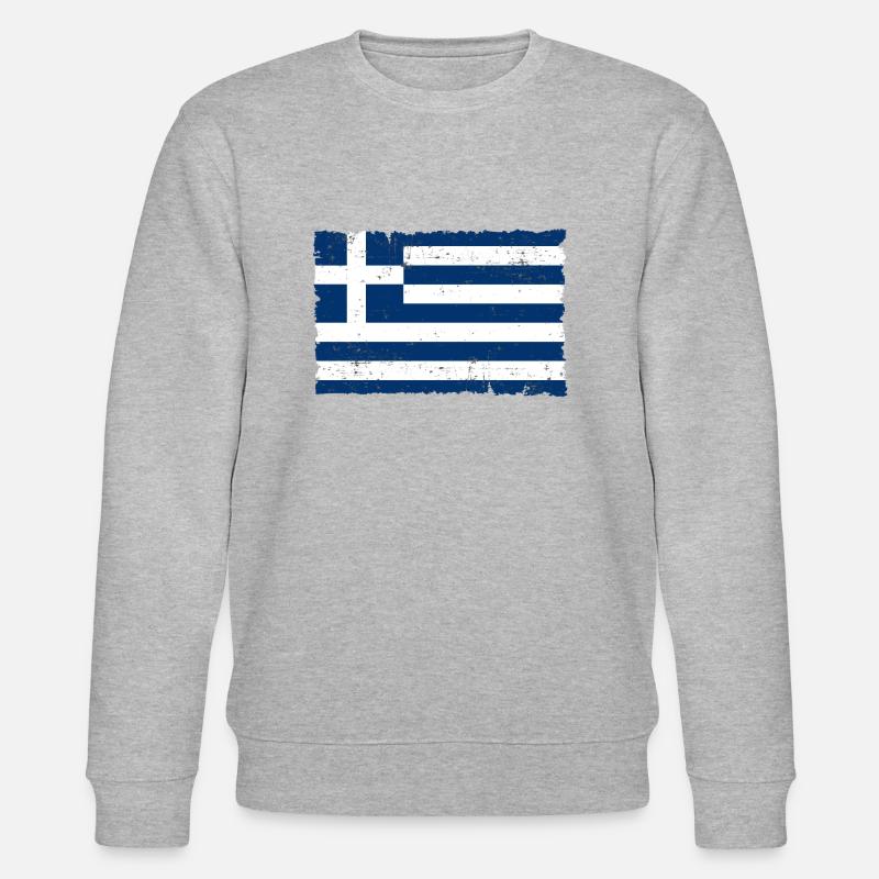 Grèce - Sweat bio CHANGER Stanley/Stella Unisexe - gris chiné