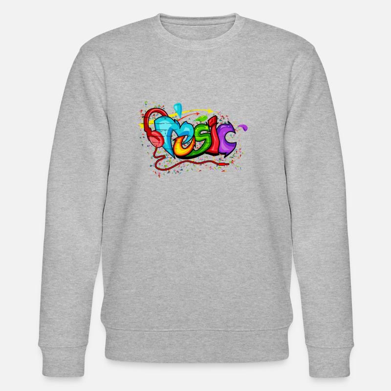 graffiti2 - Stanley/Stella Unisex Bio-Sweatshirt CHANGER  - Grau meliert