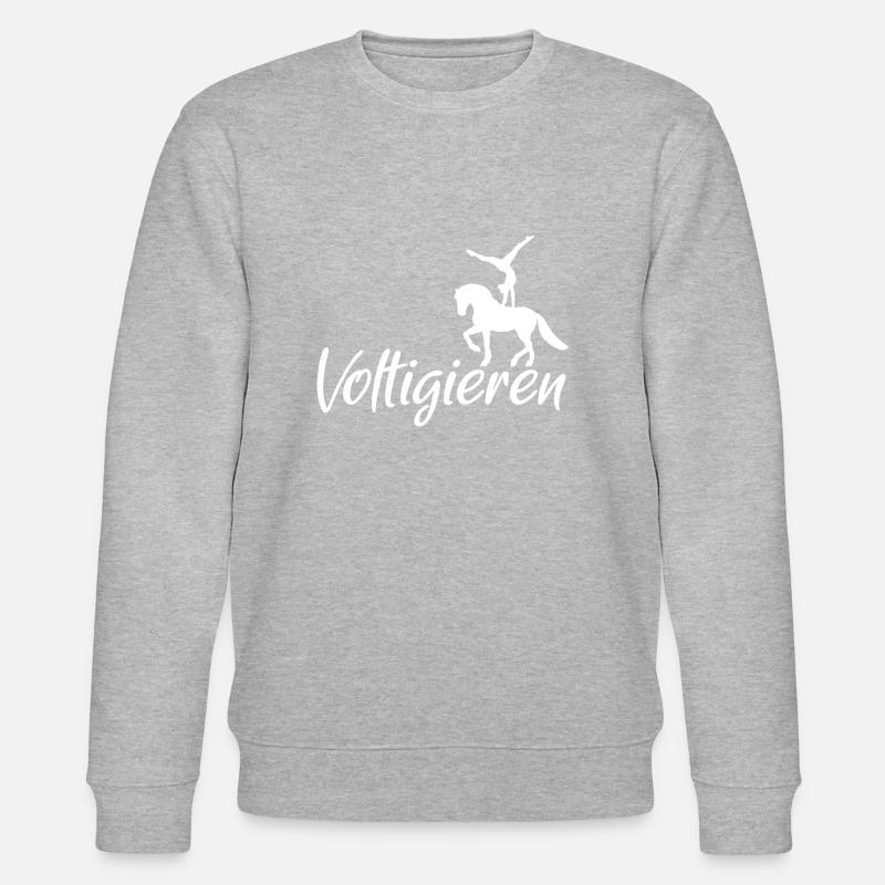 Vaulting - sports de chevaux - Sweat bio CHANGER Stanley/Stella Unisexe - gris chiné
