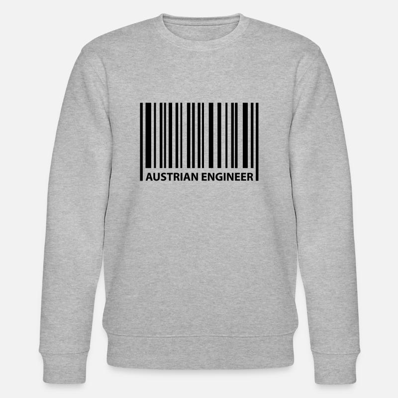 austrian engineer - Stanley/Stella Unisex Bio-Sweatshirt CHANGER  - Grau meliert