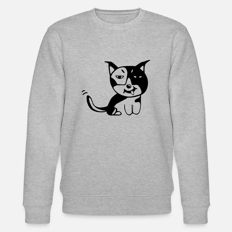 Hund - Stanley/Stella Unisex Bio-Sweatshirt CHANGER  - Grau meliert