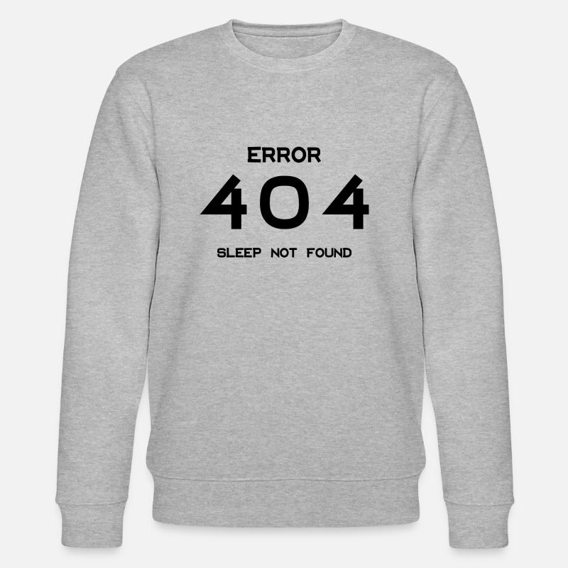 Error 404 - Stanley/Stella CHANGER Unisex Organic Sweatshirt - heather grey