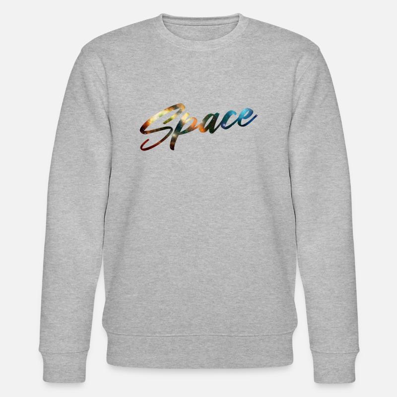 SPACE SPACE 2D - Stanley/Stella CHANGER Unisex Organic Sweatshirt - heather grey