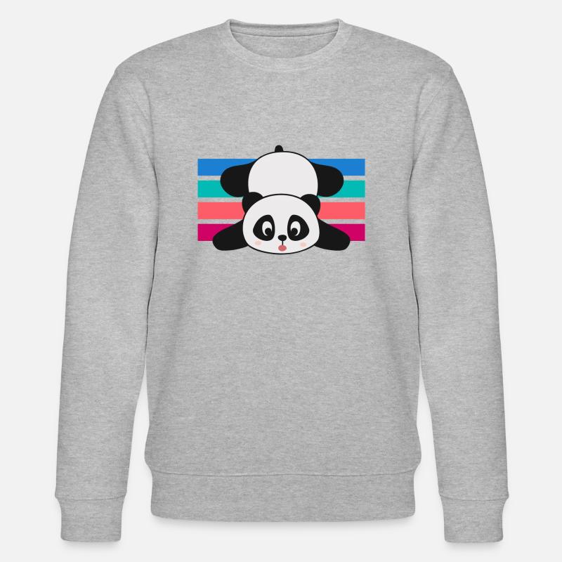 Baby Panda - Sweat bio CHANGER Stanley/Stella Unisexe - gris chiné