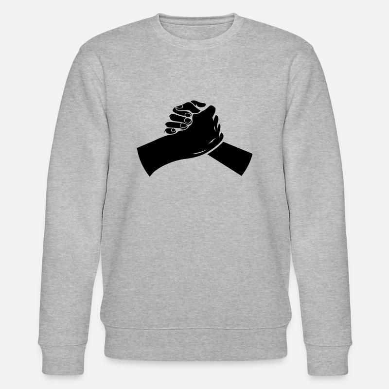 hände 01 - Stanley/Stella Unisex Bio-Sweatshirt CHANGER  - Grau meliert