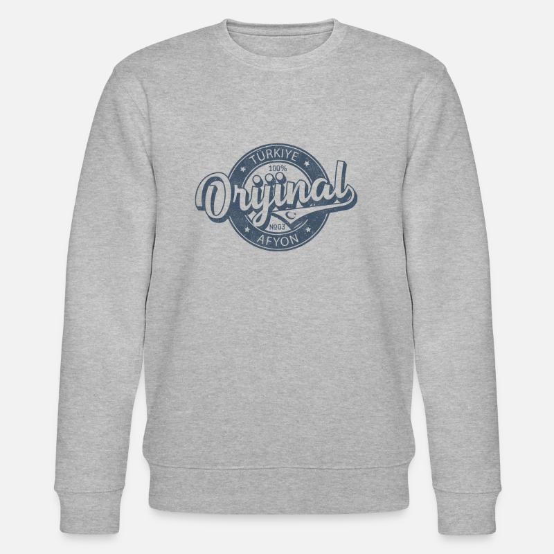 Afyon - Stanley/Stella Unisex Bio-Sweatshirt CHANGER  - Grau meliert