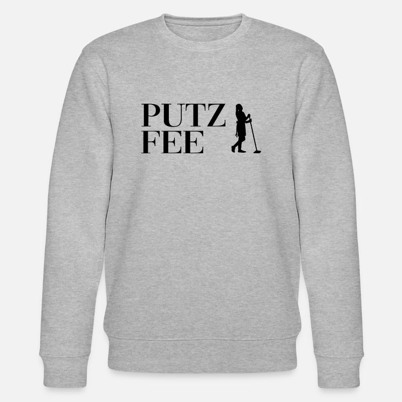 Putzfee Putzen Gebäudereiniger - Stanley/Stella Unisex Bio-Sweatshirt CHANGER  - Grau meliert