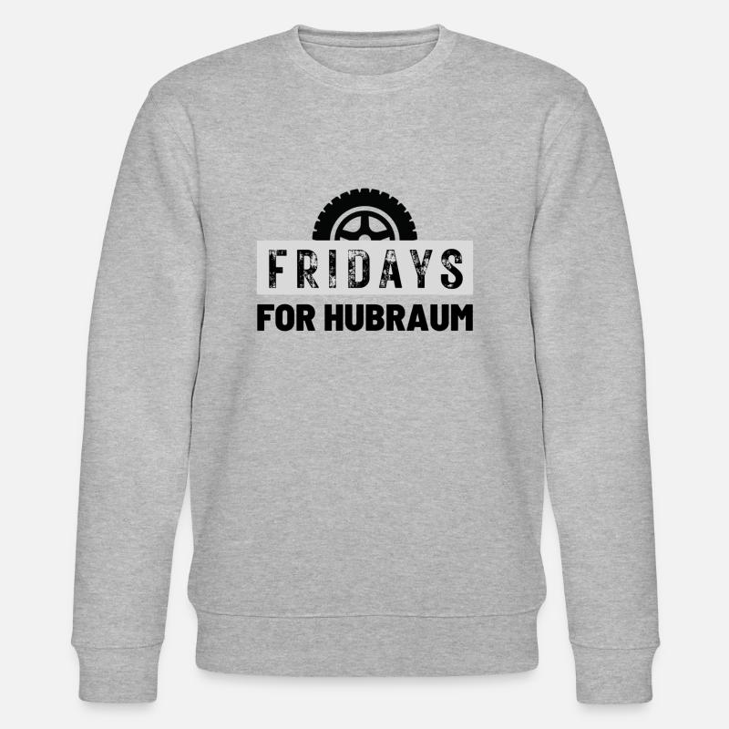 Fridays for Hubraum - Stanley/Stella Unisex Bio-Sweatshirt CHANGER  - Grau meliert