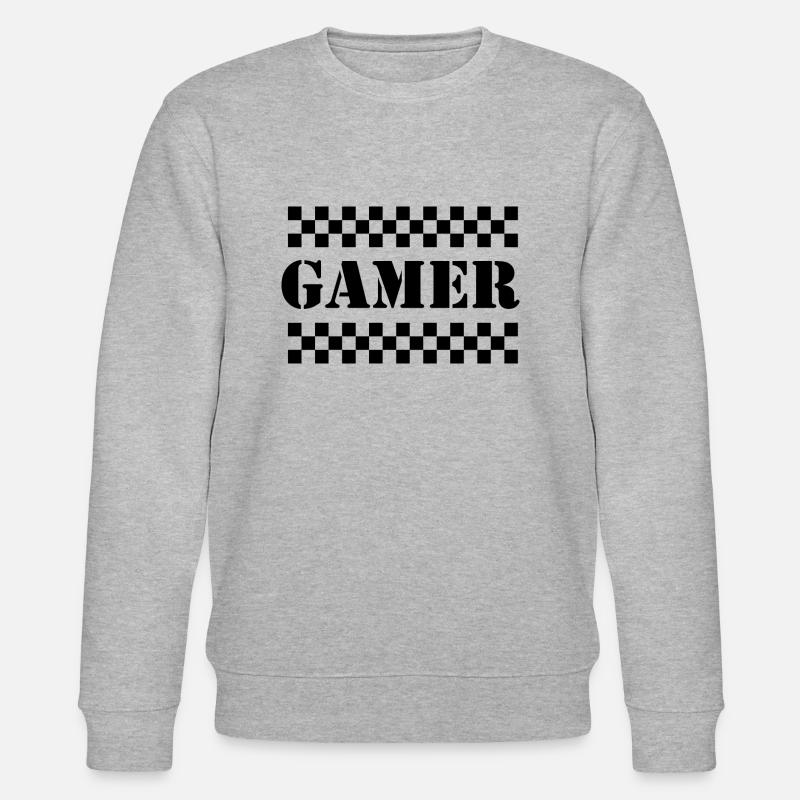Game Gaming PC - Stanley/Stella Unisex Bio-Sweatshirt CHANGER  - Grau meliert