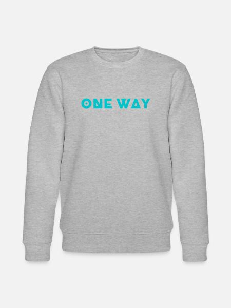 One Way - Stanley/Stella Unisex Bio-Sweatshirt CHANGER - Grau meliert