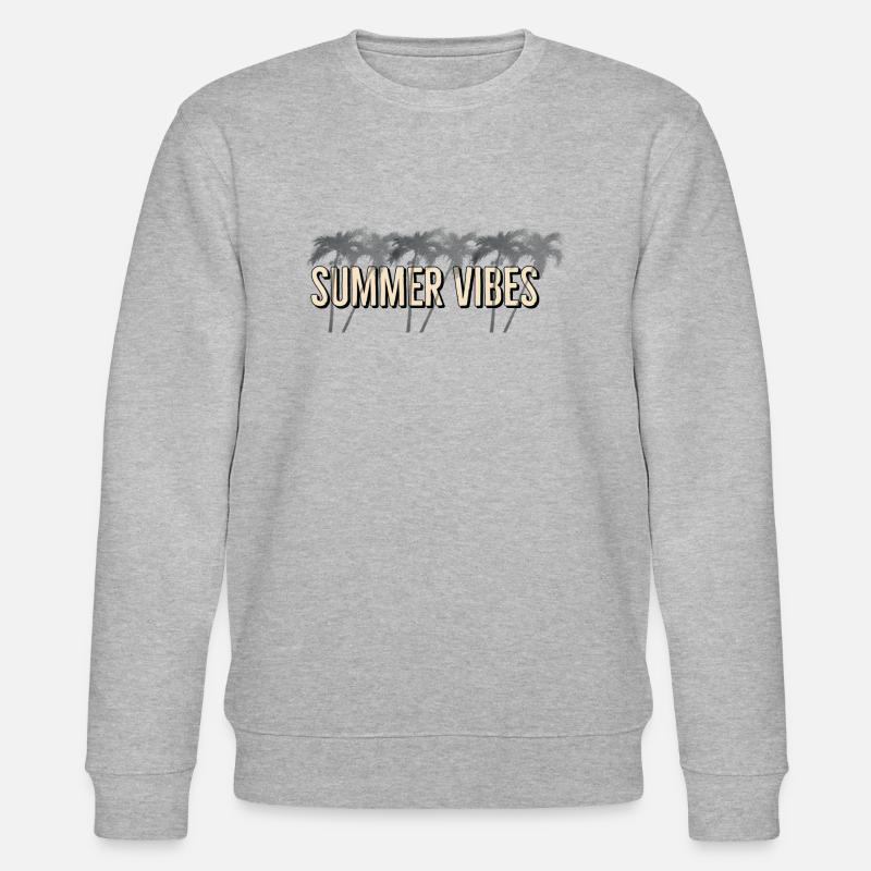 Summer vibes - Stanley/Stella Unisex Bio-Sweatshirt CHANGER  - Grau meliert