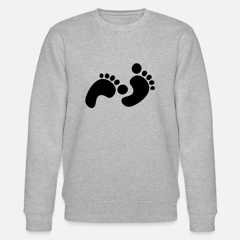 footprints - Sweat bio CHANGER Stanley/Stella Unisexe - gris chiné