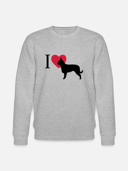 J'aime Berger de Picardie - Sweat bio CHANGER Stanley/Stella Unisexe - gris chiné