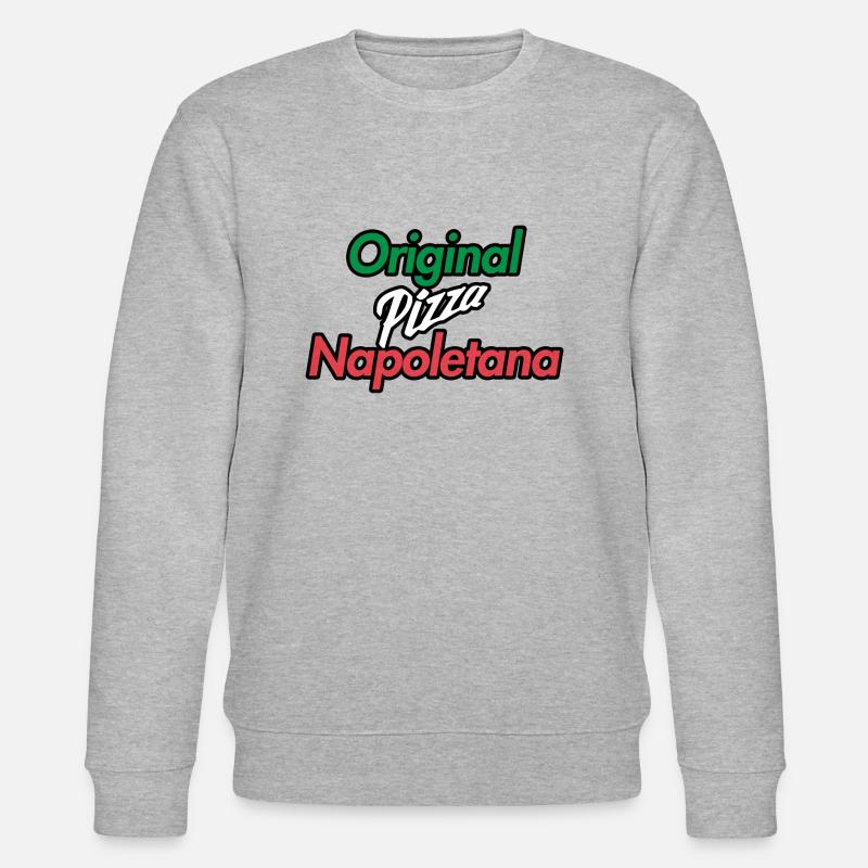 original pizza napoletana - Stanley/Stella Unisex Bio-Sweatshirt CHANGER - Grau meliert