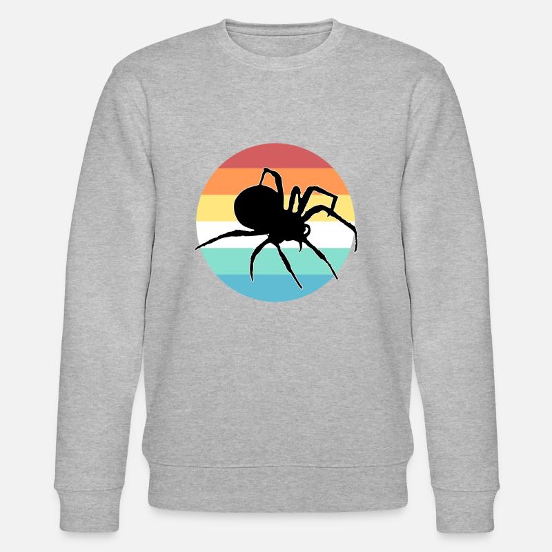 Spinne - Stanley/Stella Unisex Bio-Sweatshirt CHANGER  - Grau meliert