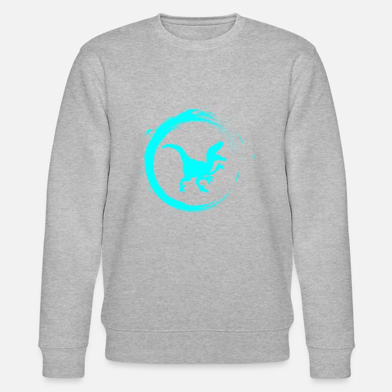 dinosaure - Sweat bio CHANGER Stanley/Stella Unisexe - gris chiné