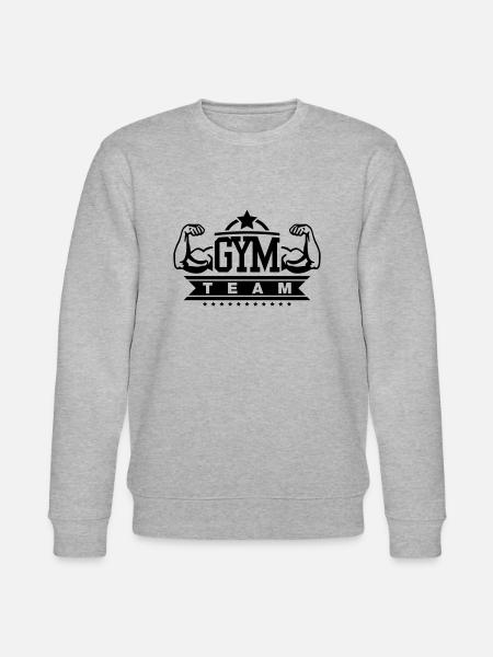 gym_team_yu1 - Stanley/Stella Unisex Bio-Sweatshirt CHANGER - Grau meliert