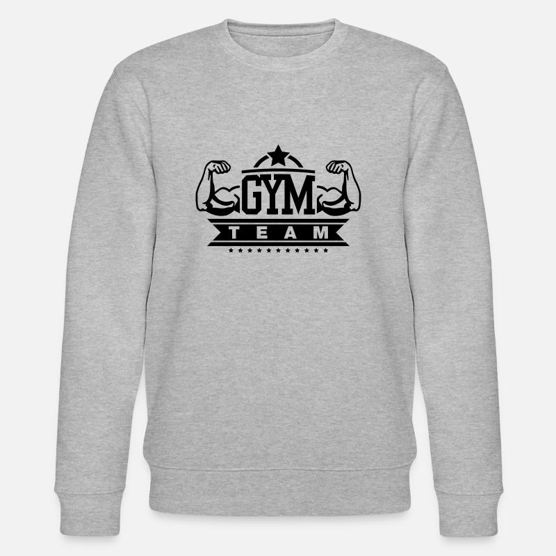 gym_team_yu1 - Stanley/Stella Unisex Bio-Sweatshirt CHANGER  - Grau meliert