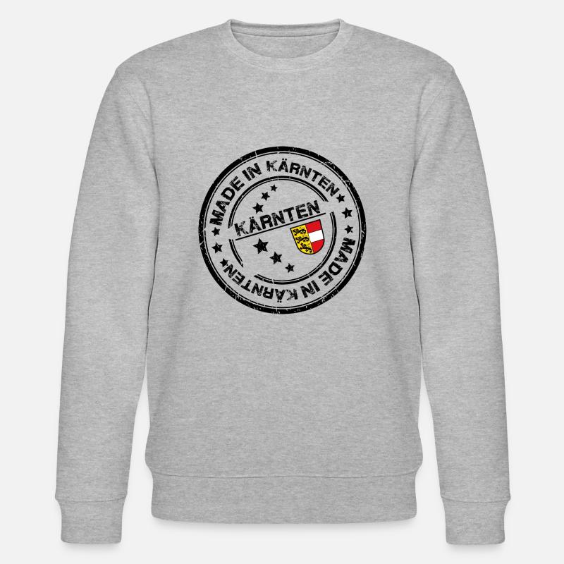 Made in Kärnten - Stanley/Stella Unisex Bio-Sweatshirt CHANGER  - Grau meliert