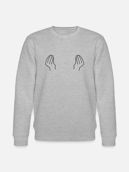 italien hände - Stanley/Stella Unisex Bio-Sweatshirt CHANGER - Grau meliert