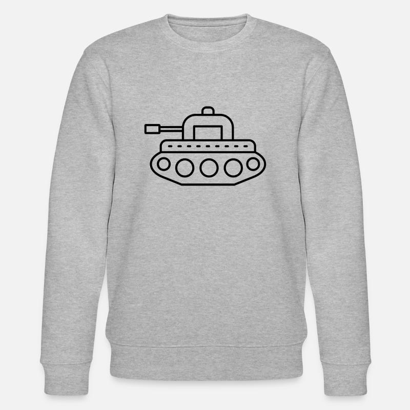 Panzer - Stanley/Stella Unisex Bio-Sweatshirt CHANGER  - Grau meliert
