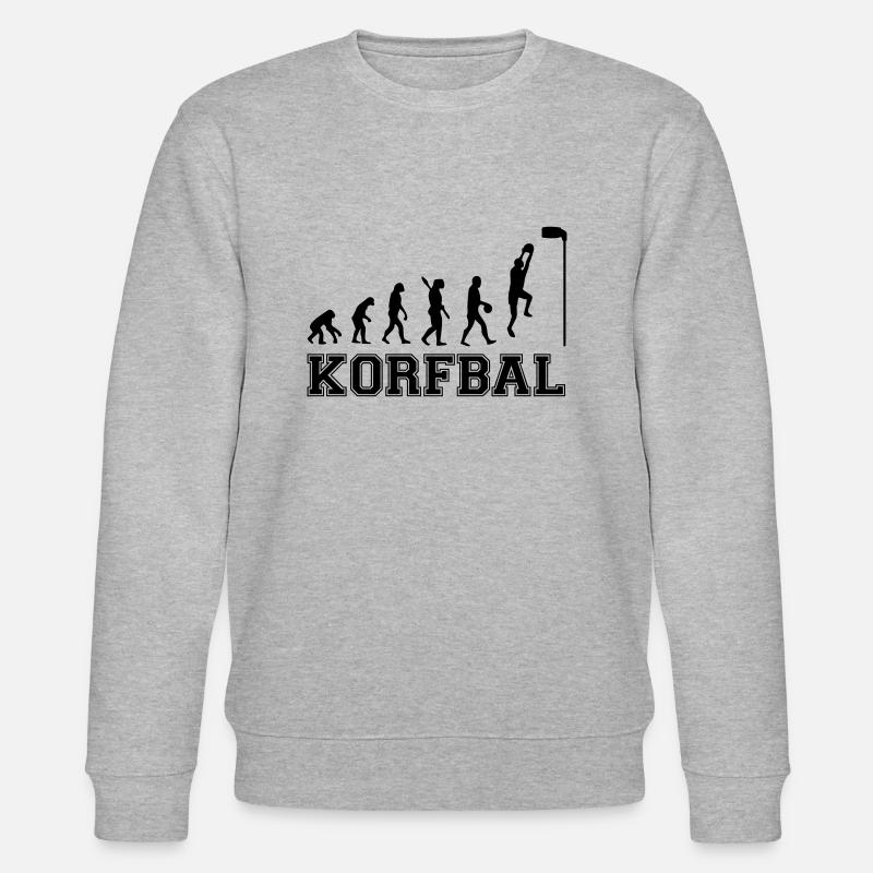 evolution korfball2 0 - Stanley/Stella CHANGER Unisex Organic Sweatshirt - heather grey