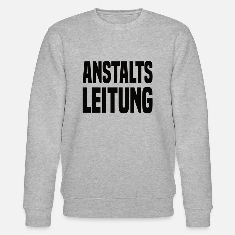 Anstalts Leitung - Stanley/Stella Unisex Bio-Sweatshirt CHANGER  - Grau meliert