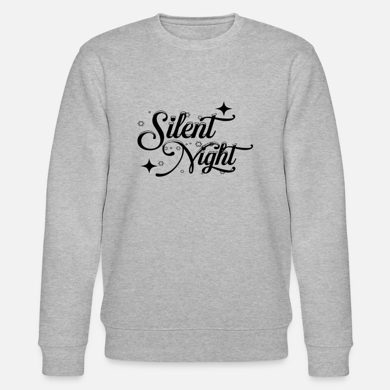 Silent Night - Stanley/Stella Unisex Bio-Sweatshirt CHANGER  - Grau meliert
