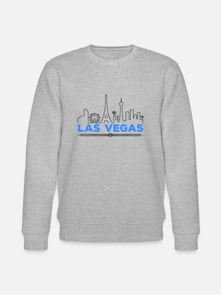Las Vegas Silhouette - Stanley/Stella CHANGER Unisex Organic Sweatshirt - heather grey