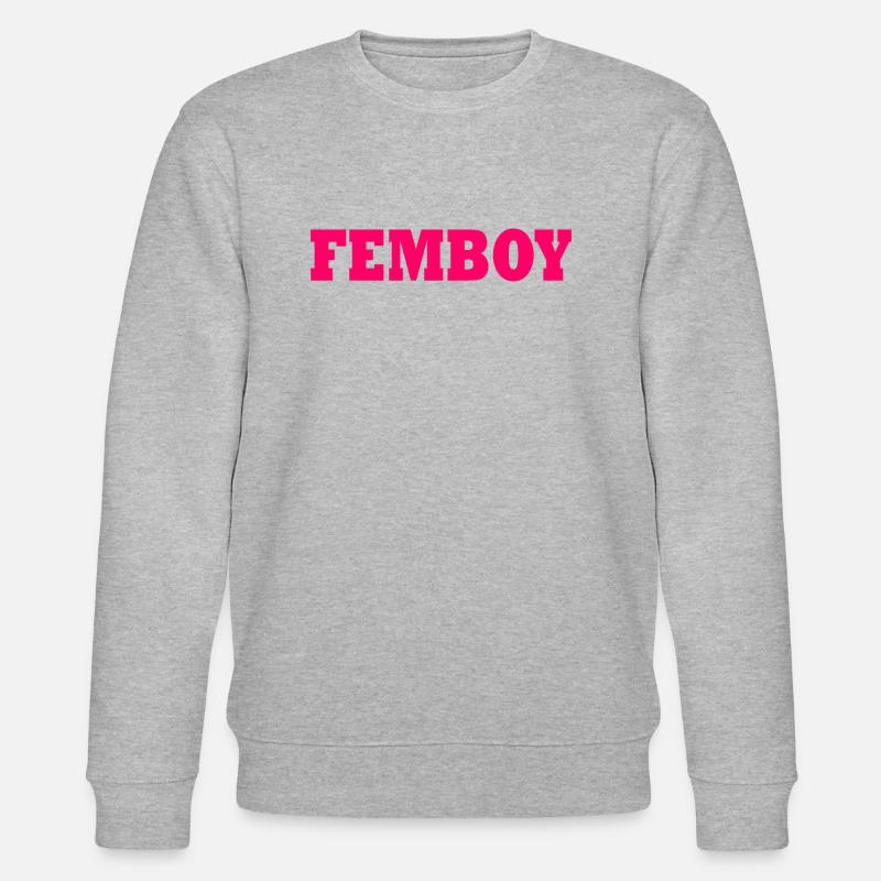Femboy - Stanley/Stella Unisex Bio-Sweatshirt CHANGER  - Grau meliert