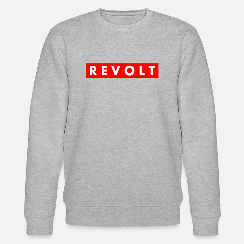 Revolt - Stanley/Stella Unisex Bio-Sweatshirt CHANGER  - Grau meliert