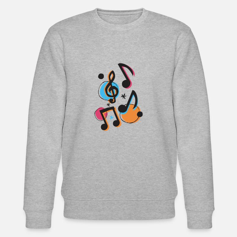 Notes de musique | Par Clare - Sweat bio CHANGER Stanley/Stella Unisexe - gris chiné