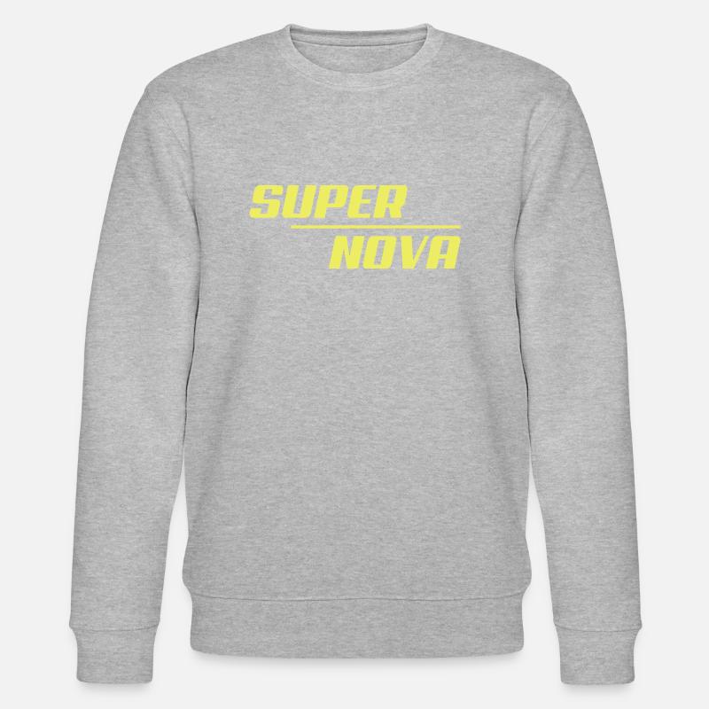 Supernova - Stanley/Stella Unisex Bio-Sweatshirt CHANGER  - Grau meliert