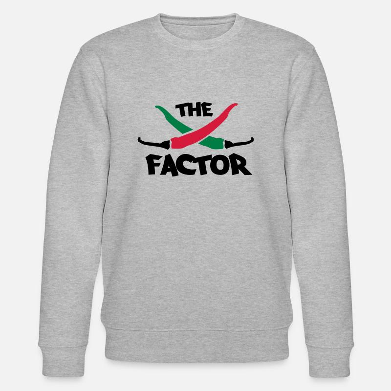 The chilli factor - Stanley/Stella CHANGER Unisex Organic Sweatshirt - heather grey